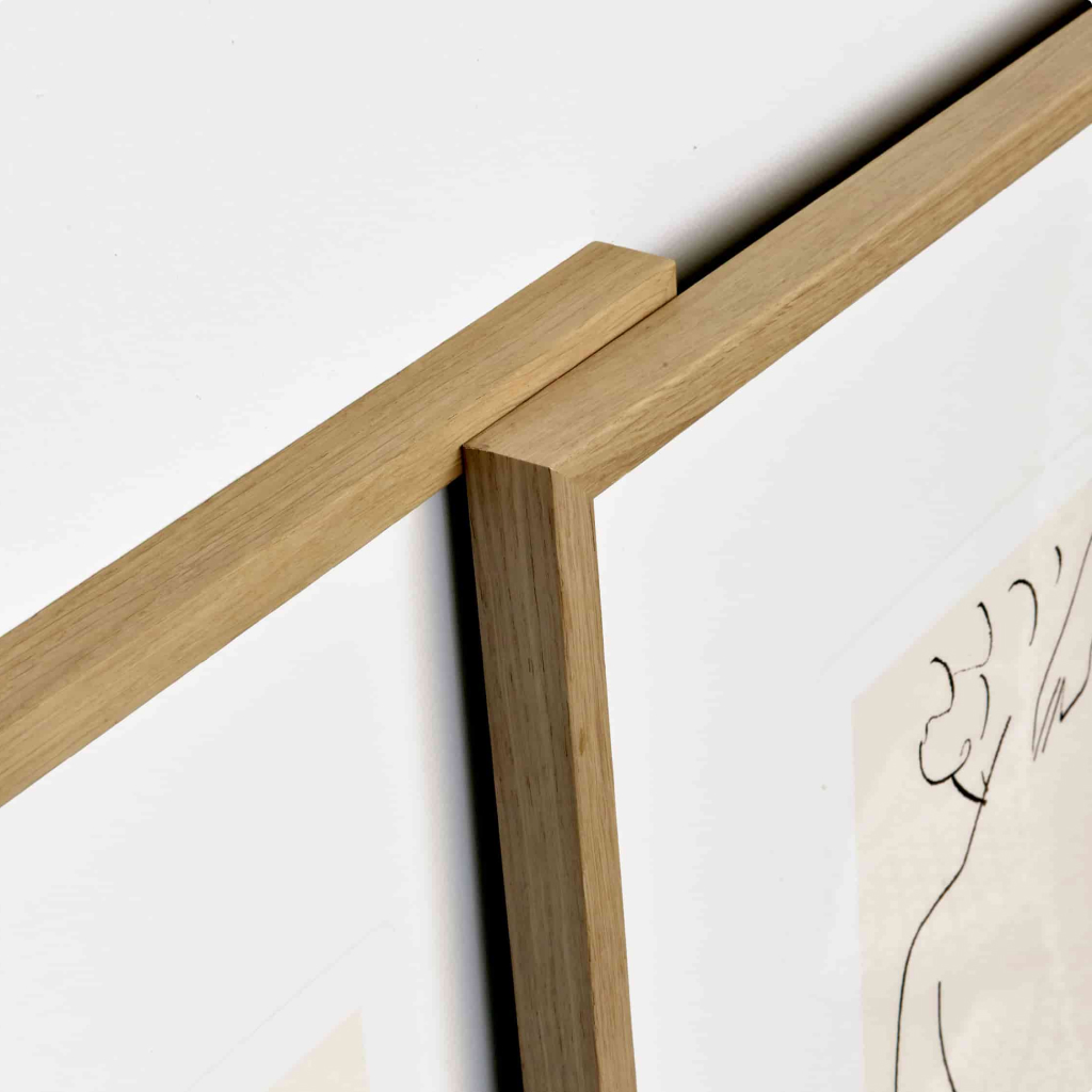 Zoom sur les veinures du bois