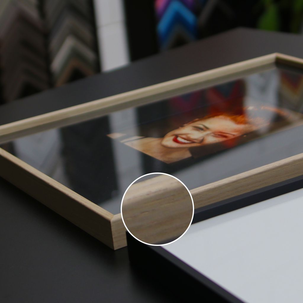 Zoom sur les veinures du bois